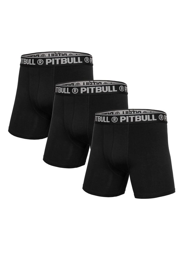 Bokserki Pit Bull 3 PACK czarne