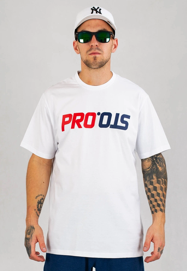 T-shirt Prosto UPS biały