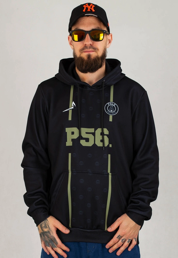 Bluza Dudek P56 Hoodie Palę Sobie Grass Football czarna khaki