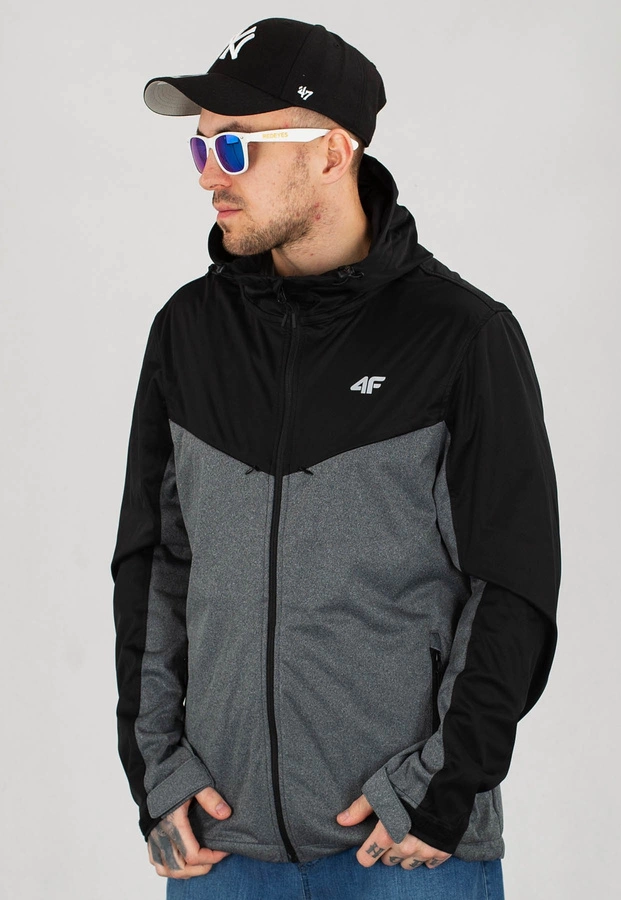 Kurtka Softshell 4F SFM002 Neo Dry 5 000 czarno szara