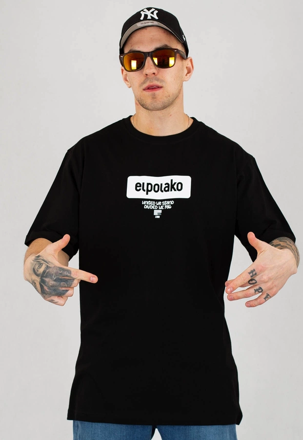 T-shirt El Polako C7 czarny + Płyta Gratis