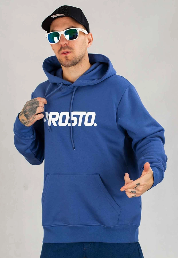 Bluza Prosto Z kapturem Zorn niebieska