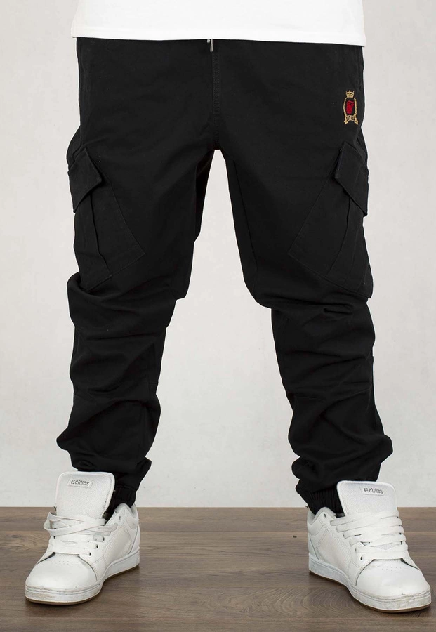 Spodnie SikSilk Bojówki Cargo czarne