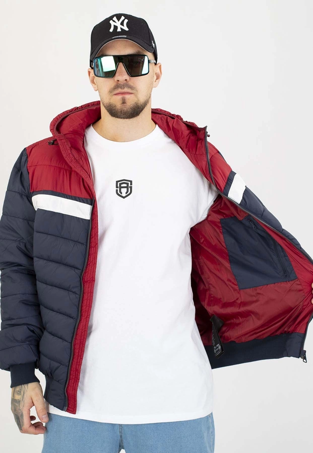 Kurtka Pit Bull Zimowa Rubio dark navy red