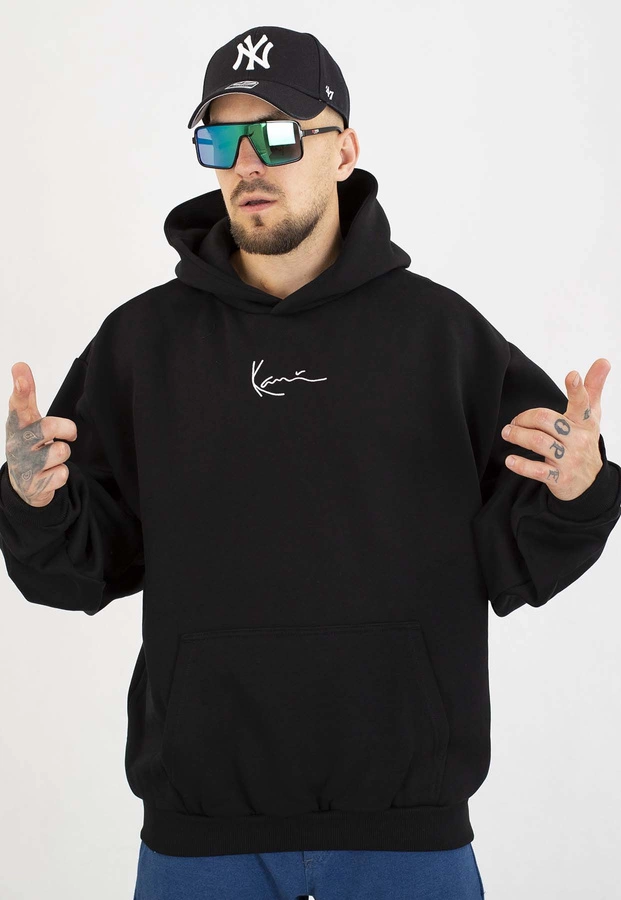 Bluza Karl Kani Z kapturem Small Signature Essential OS 60210111 czarna