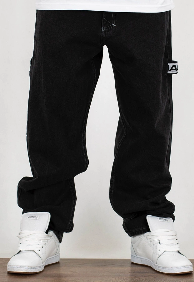 Spodnie Mass Jeans Work XXX Baggy Fit black rinse