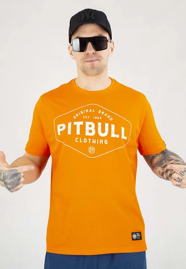 T-shirt Pit Bull Ultra Light Pitbull Co. pomarańczowy