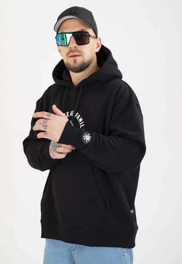 Bluza Brain Dead Familia Fingers czarna