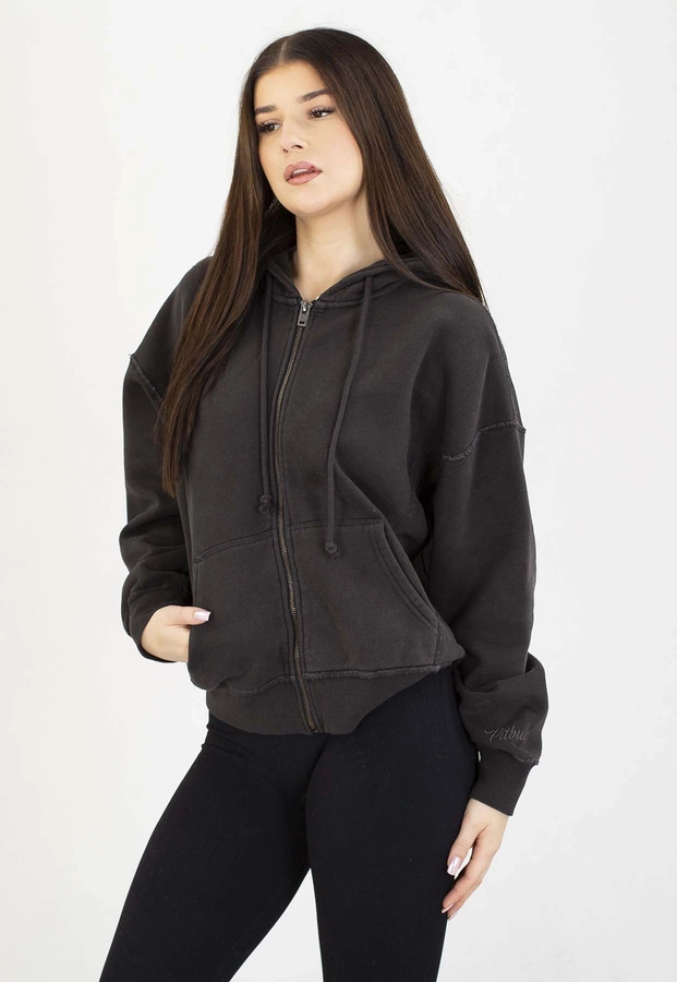 Bluza Pit Bull Z Kapturem ZIP Lovia dark graphite