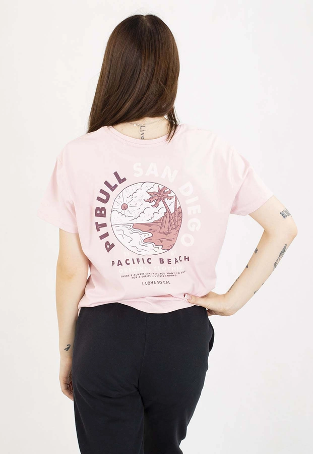 T-Shirt Pit Bull Oversize Planet Surf 170 powder pink