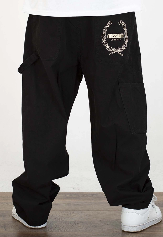 Spodnie Mass Pants Baggy Extra Fit Crown black