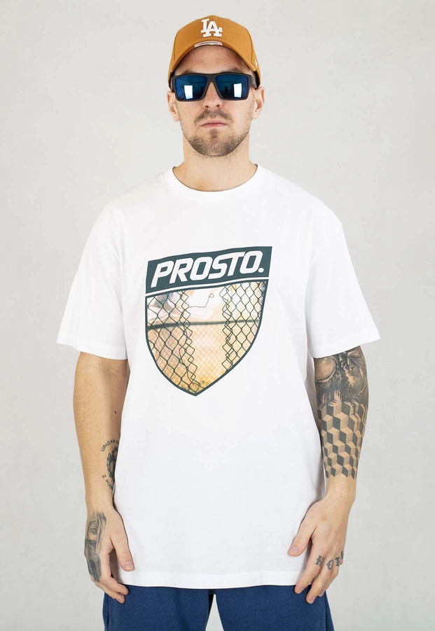 T-shirt Prosto Skizzle biały