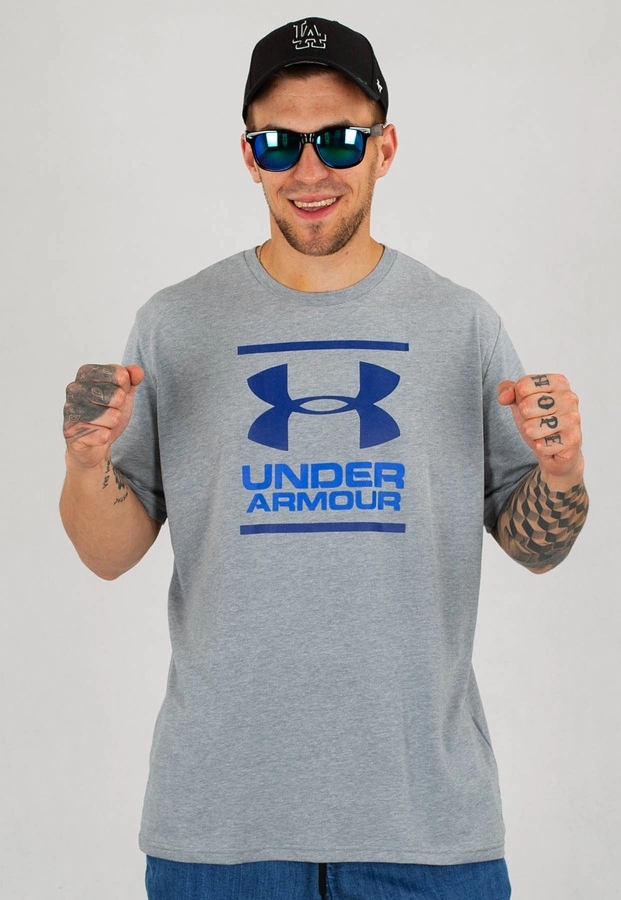 T-shirt Under Armour UAR 1326849036 UA GL Foundation SS T jasno szary