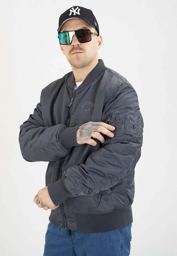 Kurtka Pit Bull Przejściowa Hacket Washed graphite