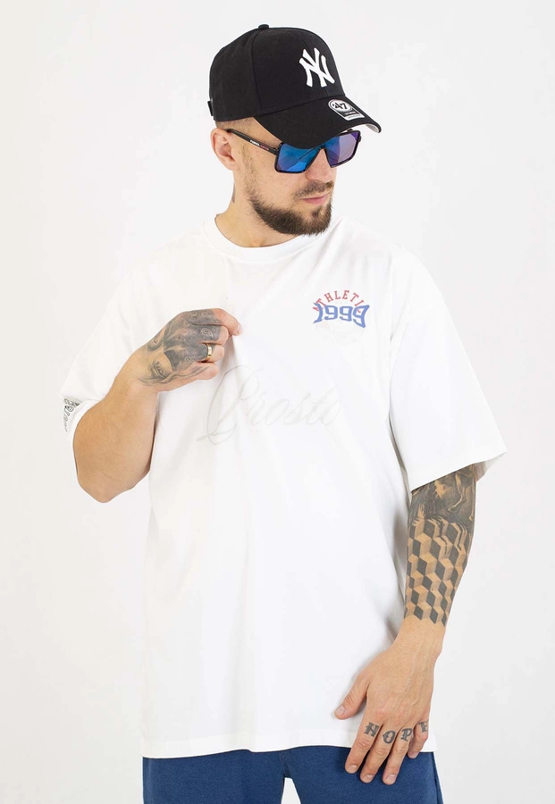 T-shirt Prosto Oversize Football Fan biały