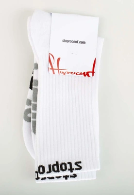 Skiety Stoprocent PIERDO biało szare