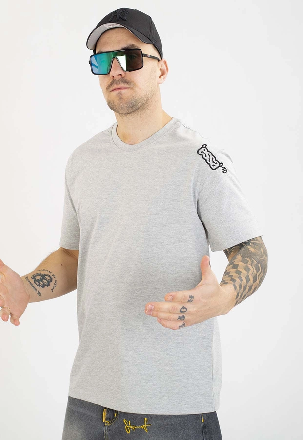 T-shirt Stoprocent Essa Haftbark szary