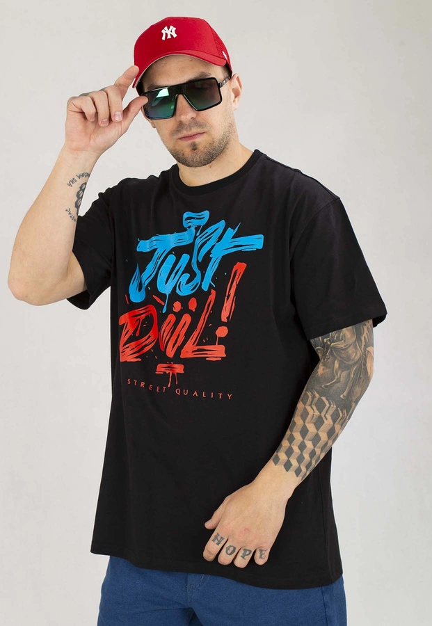 T-shirt Diil Just Diil czarny