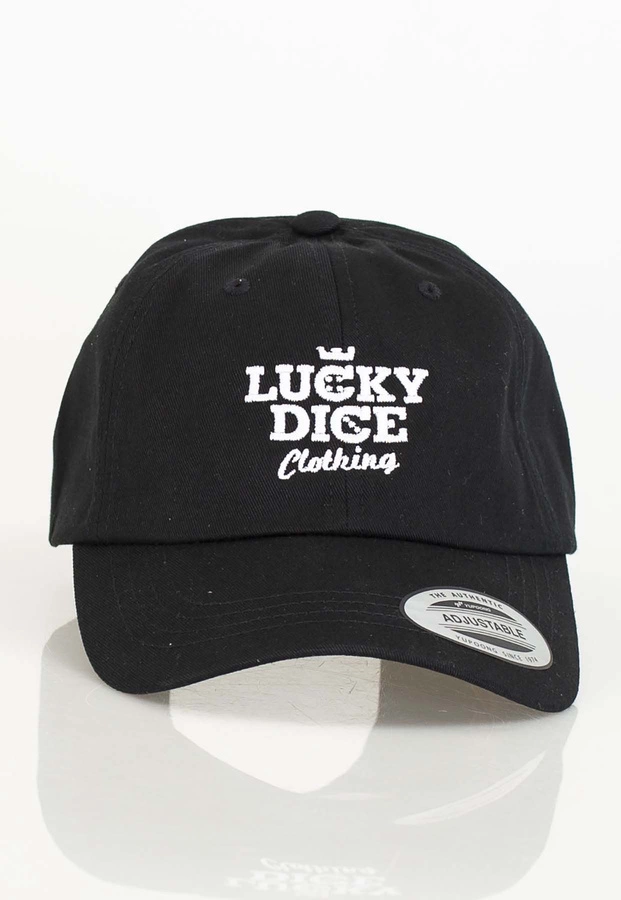 Czapka Baseball Lucky Dice Haft Logo czarna