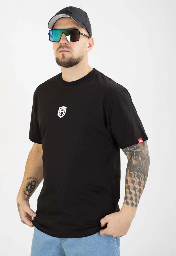 T-shirt Street Autonomy Logo Fuck czarny