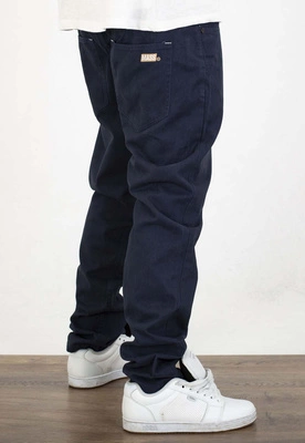 Spodnie Mass Pants Box Relax Fit granatowe