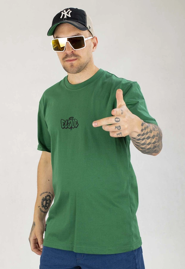 T-shirt Elade Throw Up 3D zielony