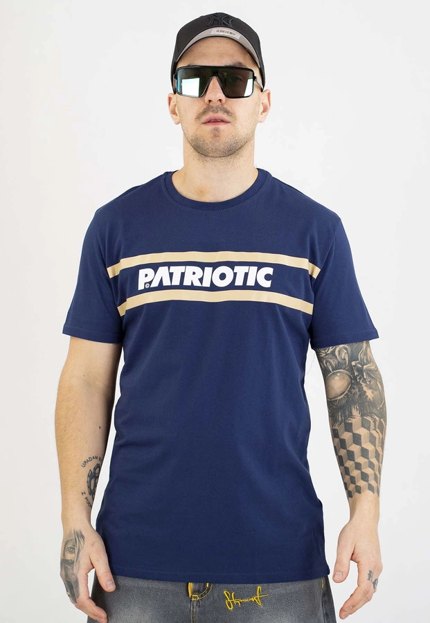 T-shirt Patriotic P New Line granatowy