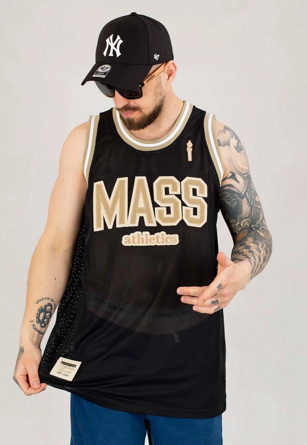 Tank Mass Club Mesh Jersey czarny