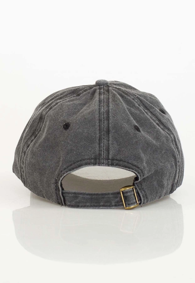 Czapka 6Panel Diil Laur czarna sprana