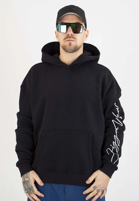 Bluza Jigga Wear Z Kapturem Baggy Written Tag czarna