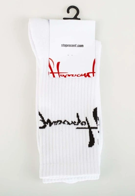 Skiety Stoprocent Side Tag biało czarne