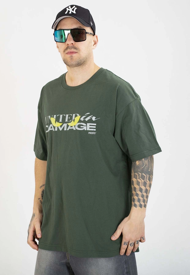 T-shirt Prosto Oversize Demage washed khaki