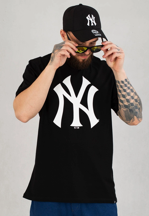 T-shirt 47 Brand MLB New York Yankees Imprint Echo 544088 czarny