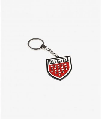 Brelok Prosto Klasyk Keychain Shield czerwony