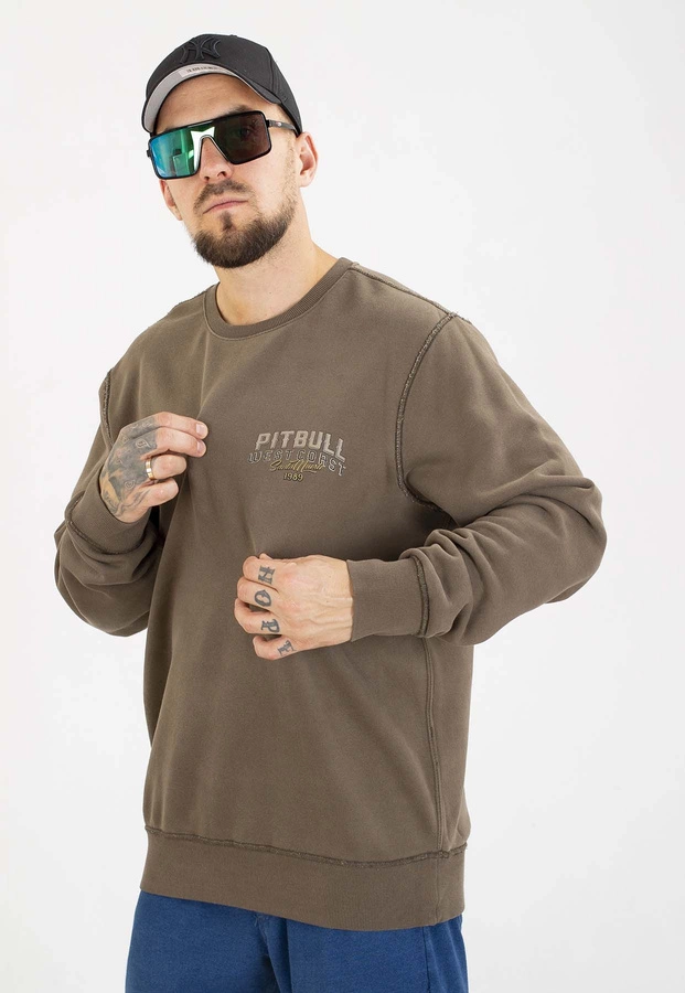 Bluza Pit Bull Bez Kaptura Santa Muerte major olive