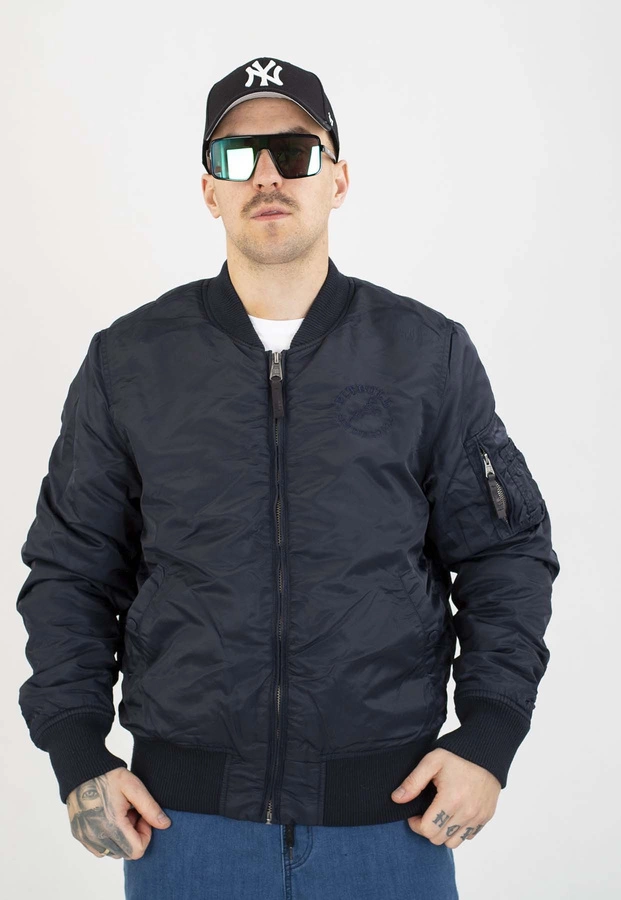 Kurtka Pit Bull Przejściowa Hacket Washed dark navy