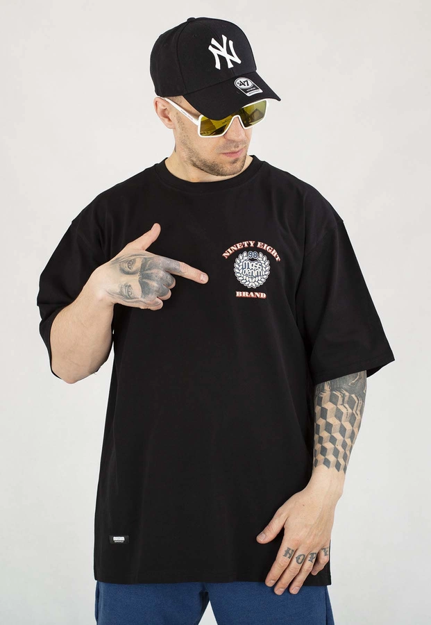 T-shirt Mass Stamp czarny