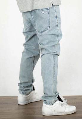 Spodnie Mass Tapered Fit Signature 2.0 light blue