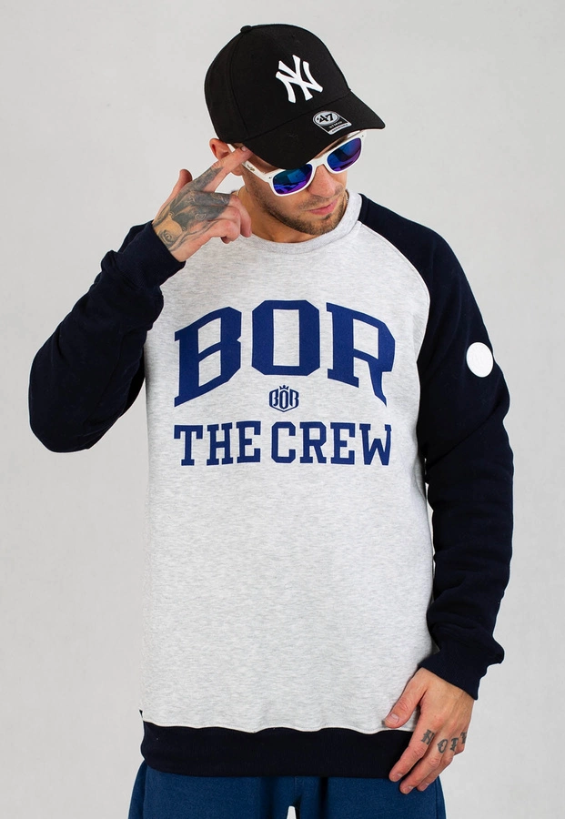 Bluza B.O.R. Biuro Ochrony Rapu Bor The Crew szara