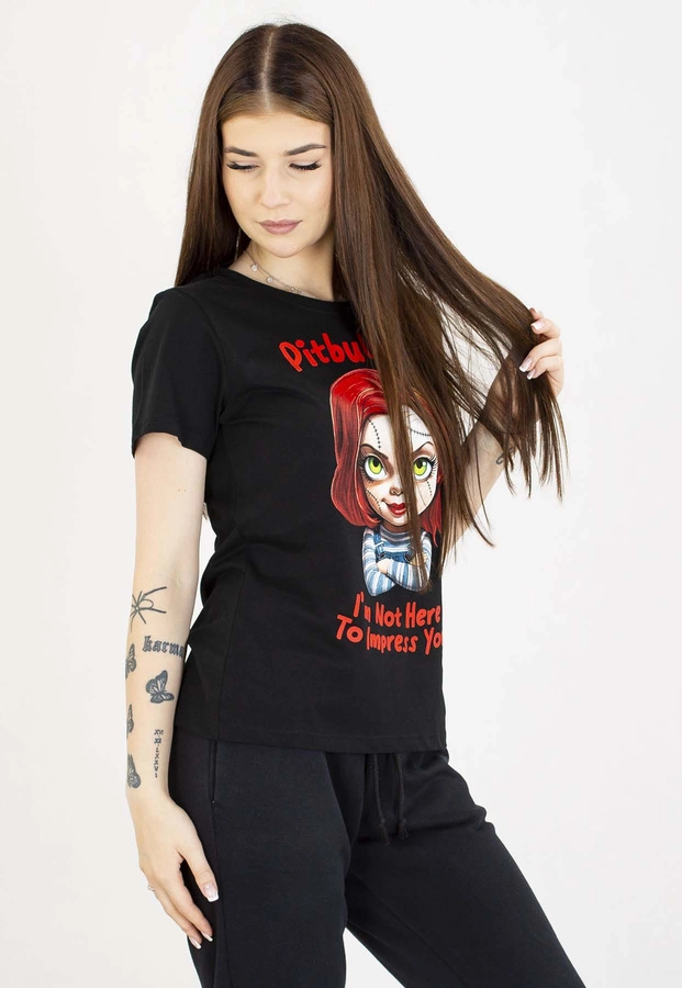 T-Shirt Pit Bull Sweetie Chu 2 190 black
