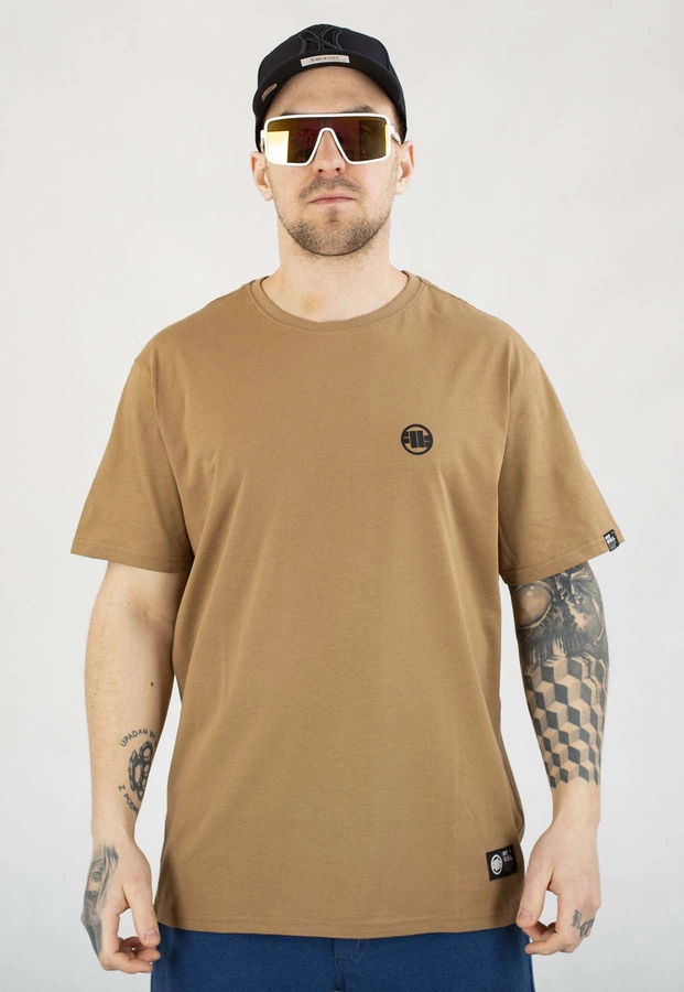 T-shirt Pit Bull Small Logo 170 coyote brown