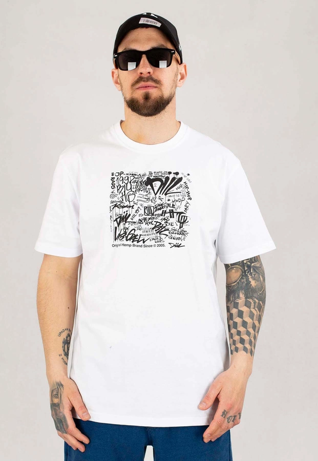 T-shirt Diil Draft biały