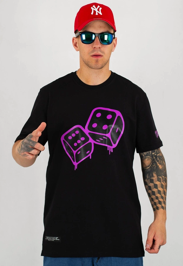 T-shirt Lucky Dice TBWTLD czarny