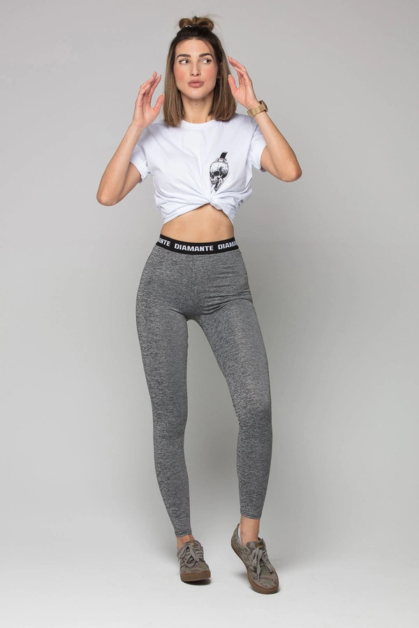 Legginsy Diamante Wear Classic Nieocieplane szare