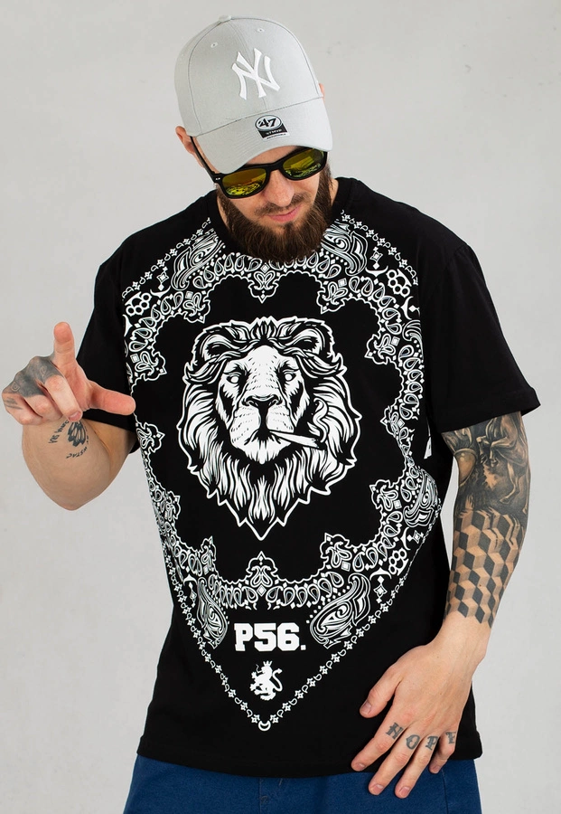 T-shirt Dudek P56 Bandana czarny