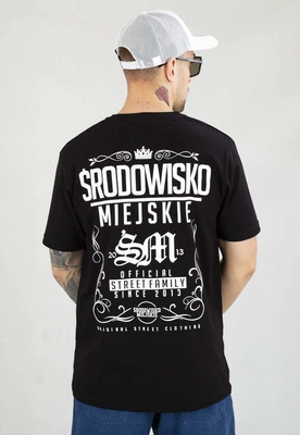T-shirt Środowisko Miejskie Theme czarno biały