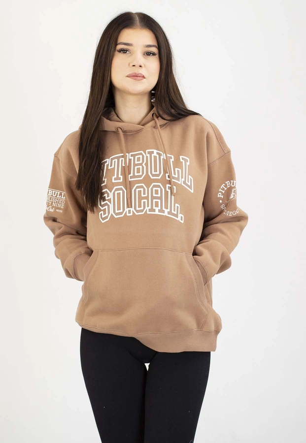 Bluza Pit Bull Z Kapturem Fiora chocolate mousse