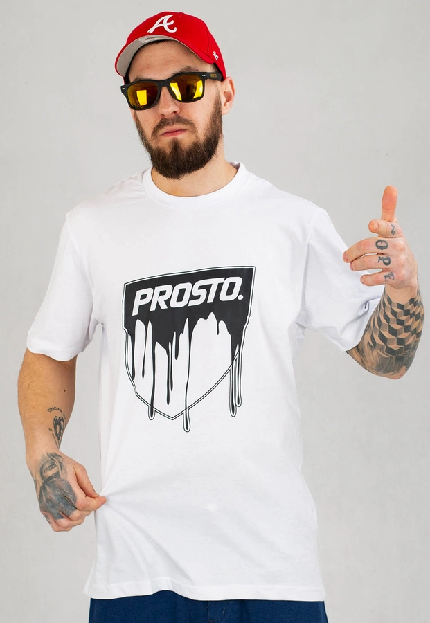 T-shirt Prosto Paint biały