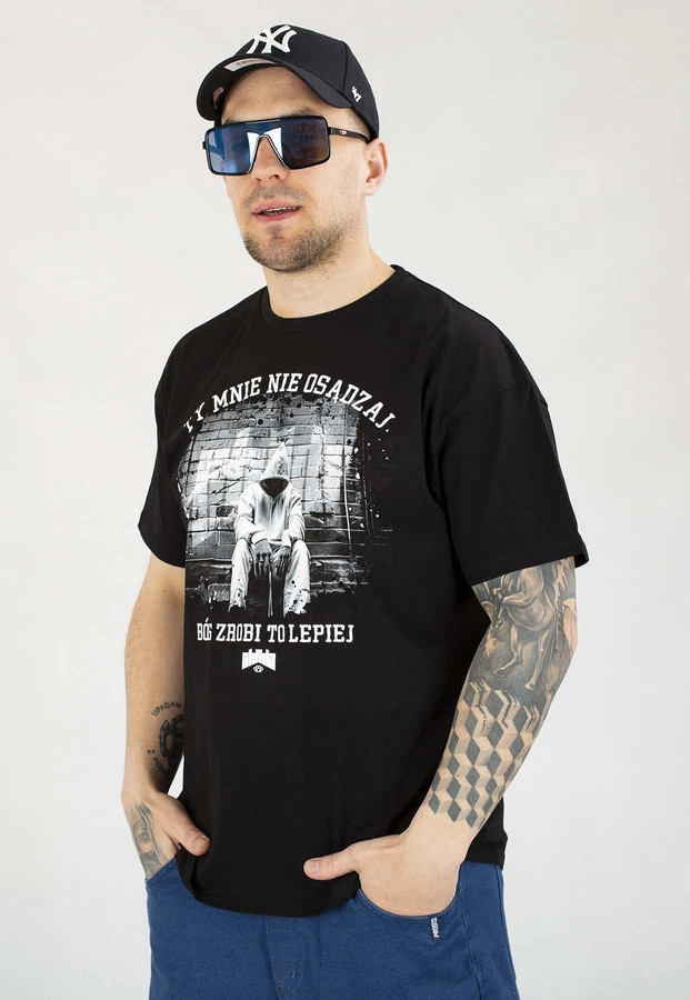 T-shirt Chada Proceder Ty Mnie Nie Osądzaj czarny