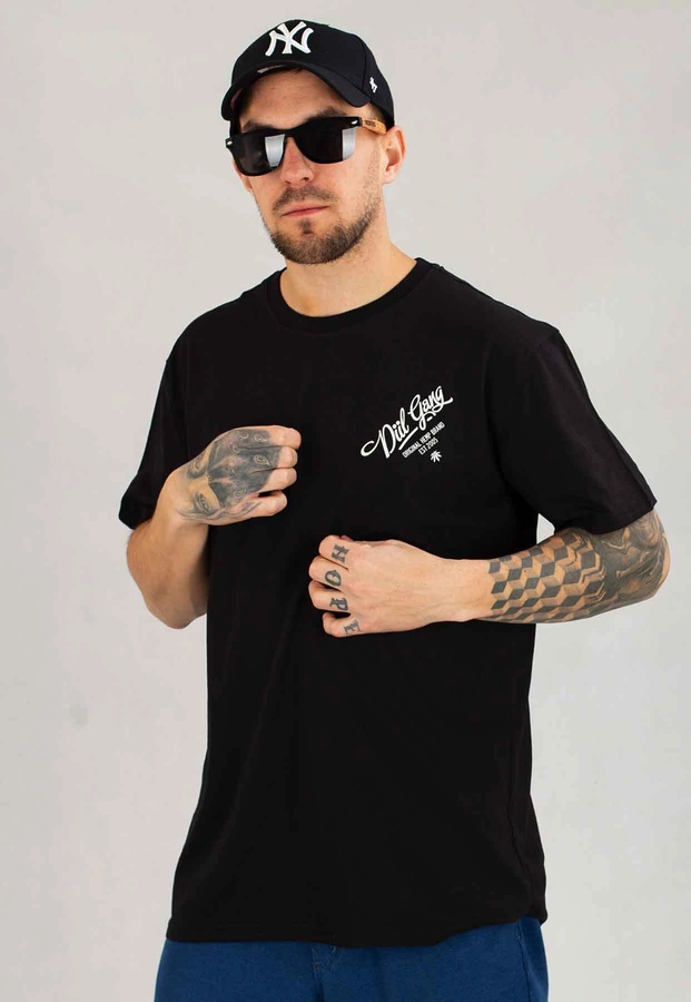 T-shirt Diil Paisley czarny